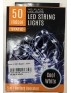 LED INDOORS STRING LIGHTS 5 METERS COOL WHITE BATTERY OPERATED 